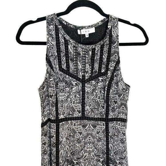 IRO Women’s Black/White Ridge Maxi Night Out Dress Size 36 - Picture 4 of 12